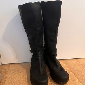 Dansko Black Heeled Boots